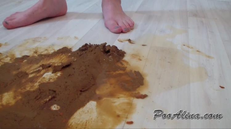 Alina - Dirty  Pooping in Red Panties - HD (2021)