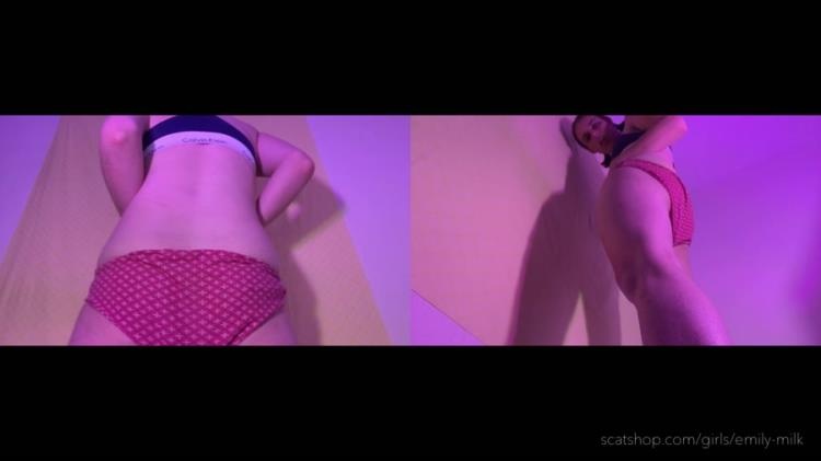 EmilyMilk - Pink Panty Poo and Cum! - FullHD - Scatshop (2021)