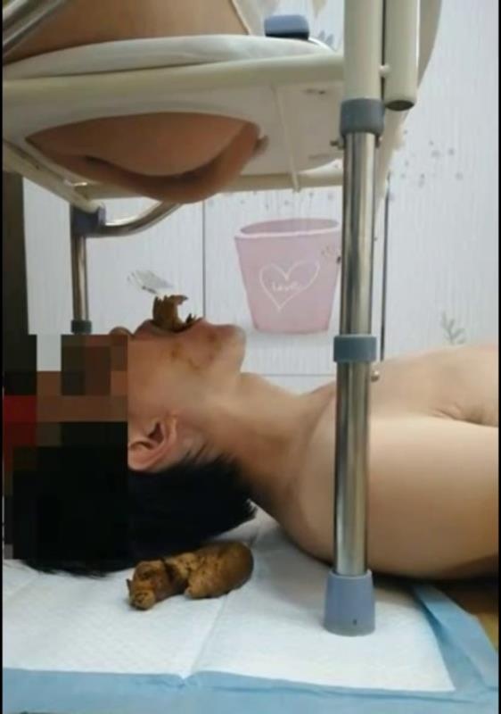 Chinese Scat Mistress Makes Big Shit on her Human Toilet P1 - SD (2025)