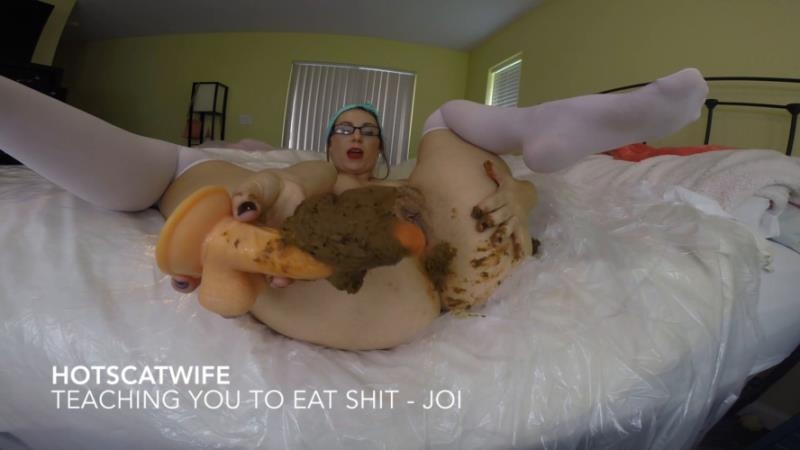 HotScatWife - Teaching you to eat SHIT – Jerkoff Instructional P1 - FullHD (2025)