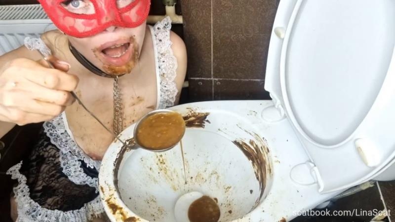 Scatlina 2026 - Cleaning the toilet by a shitty housekeeper Full version - FullHD (2026)